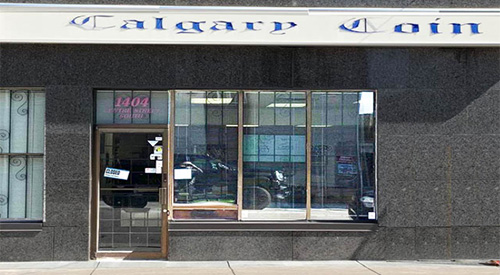 Calgary Coin Gallery storefront
