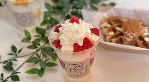 Snowcapz strawberry shaved ice
