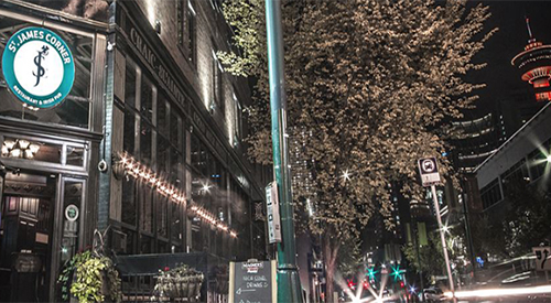 Outside of St. James